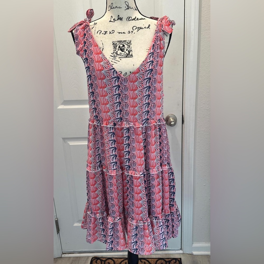 Simply Southern Printed V-Neck Summer Dress